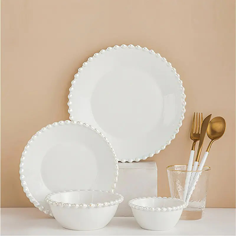 Ceramic Tableware Set Nordic Creative Pearls